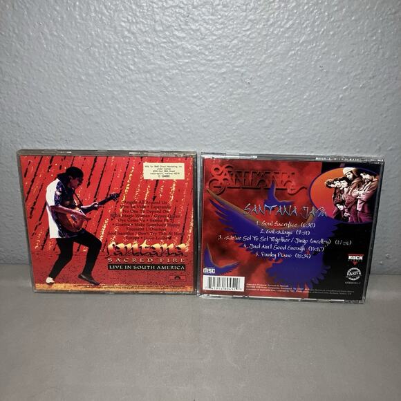 Cd Used Santana Direct Sacred Fire Live in South America / Santana Jam Bundle - Picture 3 of 7